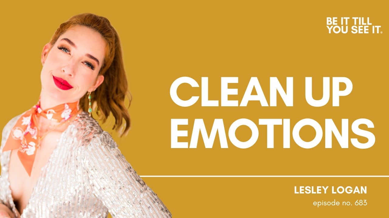 Ep 683: How To Quiet the Noise Drowning Your Intuition (with Lesley Logan)  | Be It Till You See It