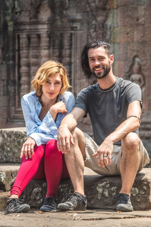 Lesley Logan and Brad Crowell Pilates Retreat Angkor Wat 2016