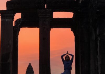 Pilates Retreat Angkor Wat Cambodia Lesley Logan - Nov 2018 - Temple Tours 6